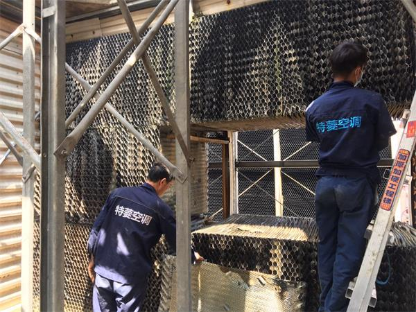 造成開式冷卻塔使用填料阻塞的原因(閉式冷卻塔與開