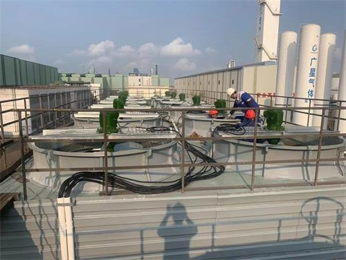 逆流冷卻塔冷卻階段介紹(逆流式冷卻塔原理圖)