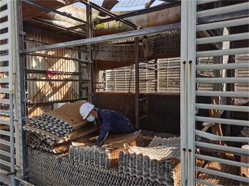 玻璃鋼材質(zhì)的橫流式冷卻塔，你知道它的獨(dú)特產(chǎn)品結(jié)構(gòu)?(